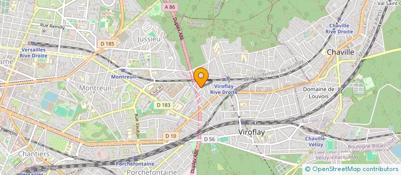 localisation de l'entreprise FINACAM  VIROFLAY