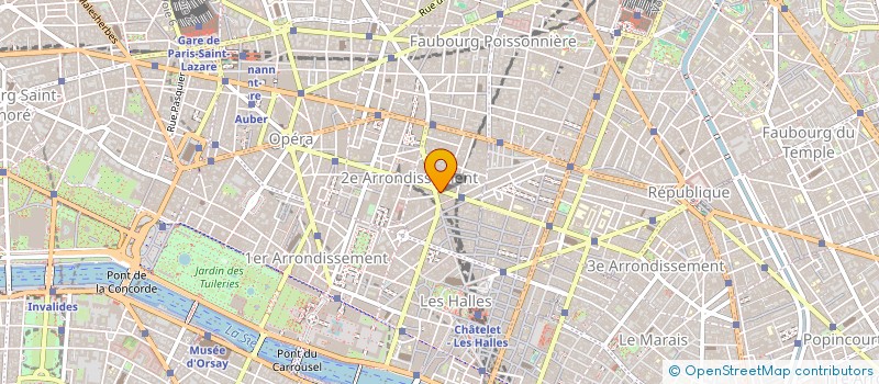 localisation de l'entreprise FINACITE à PARIS