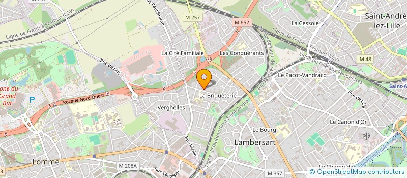 localisation de l'entreprise FINACO FINANCE & CONSEIL à LAMBERSART