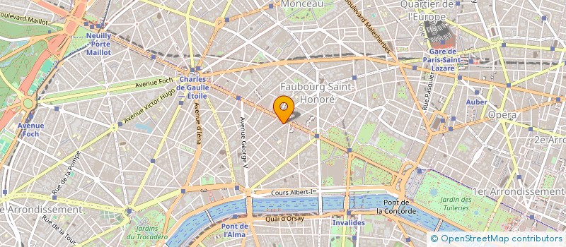 localisation de l'entreprise FINACOM SARL à PARIS