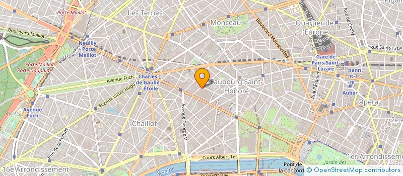 localisation de l'entreprise FINACORP  PARIS