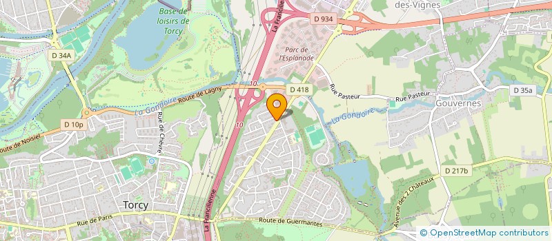 localisation de l'entreprise FINACREPIN  SAINT-THIBAULT-DES-VIGNES