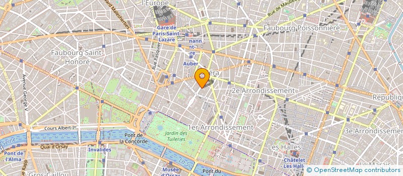 localisation de l'entreprise FINACTION à PARIS