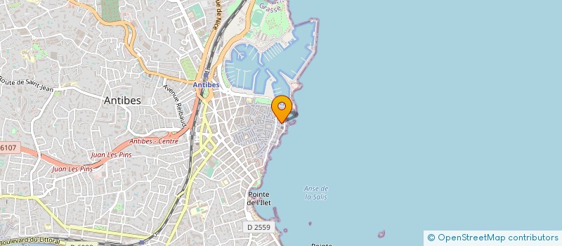 localisation de l'entreprise FINACTYS à ANTIBES
