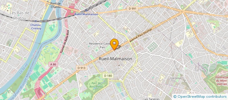 localisation de l'entreprise FINADIAL à RUEIL-MALMAISON