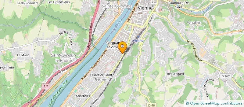 localisation de l'entreprise FINADROME à VIENNE