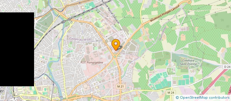 localisation de l'entreprise FINADVI à MONTPELLIER