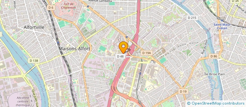 localisation de l'entreprise FINADVICE à MAISONS-ALFORT