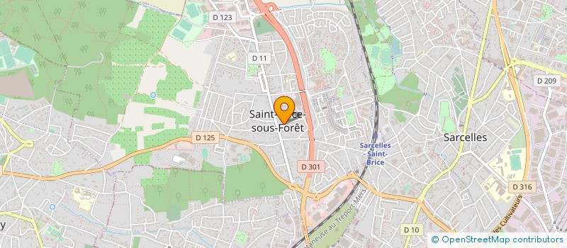 localisation de l'entreprise FINAE IMMO à SAINT-BRICE-SOUS-FORET