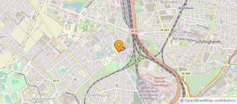 localisation de l'entreprise FINAFEN à STRASBOURG