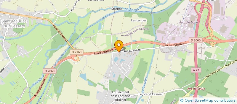 localisation de l'entreprise FINAFLUID à CHEVILLON-SUR-HUILLARD