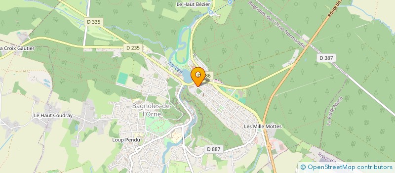 localisation de l'entreprise FINAGI à BAGNOLES-DE-L'ORNE-NORMANDIE