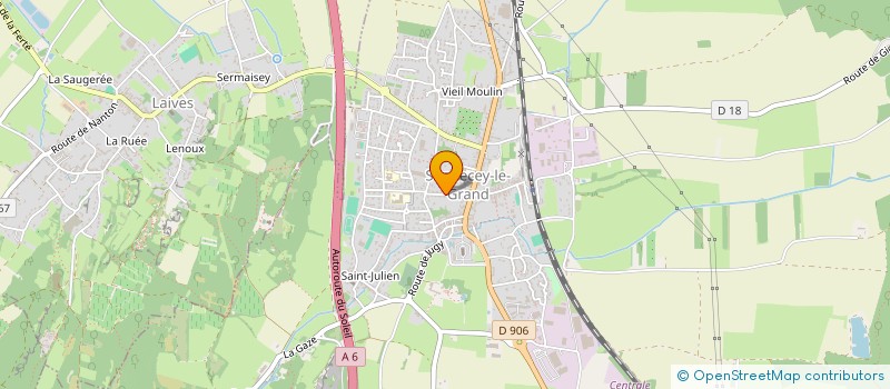 localisation de l'entreprise FINAGRANIT  SENNECEY-LE-GRAND