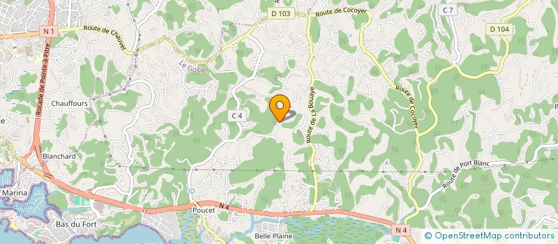 localisation de l'entreprise FINAGRI971  LE GOSIER