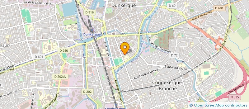 localisation de l'entreprise FINAH à DUNKERQUE