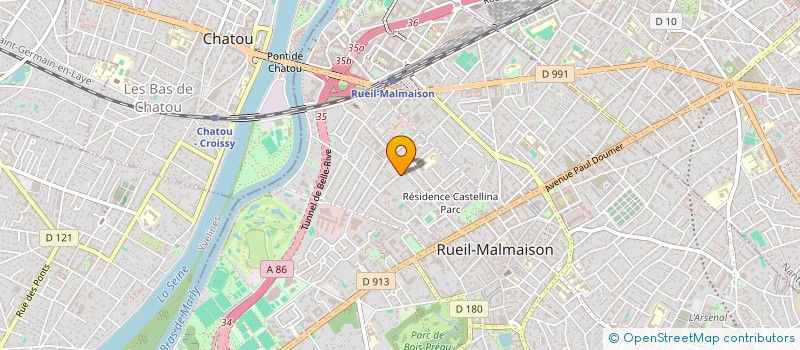 localisation de l'entreprise FINALEM à RUEIL MALMAISON