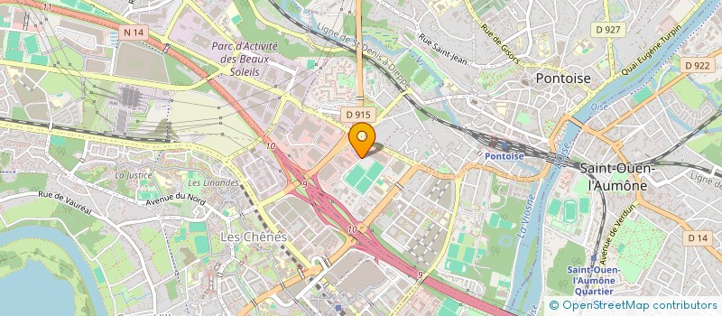 localisation de l'entreprise FINALGO à PONTOISE