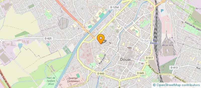 localisation de l'entreprise FINALICE à DOUAI