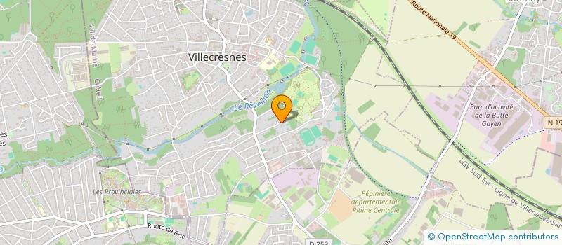 localisation de l'entreprise FINALITE  VILLECRESNES