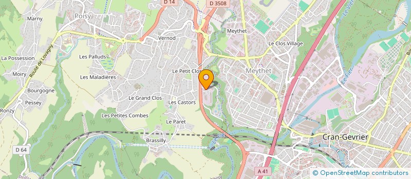 localisation de l'entreprise FINALPES  POISY