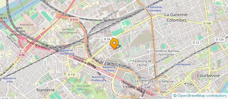 localisation de l'entreprise FINALTOUCH à NANTERRE