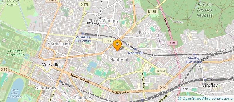 localisation de l'entreprise FINAM à VERSAILLES
