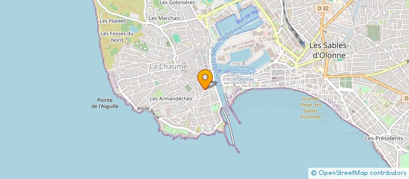 localisation de l'entreprise FINAM à LES SABLES D'OLONNE