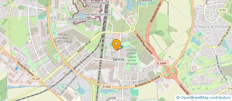 localisation de l'entreprise FINAM PATRIMOINE à SERRIS