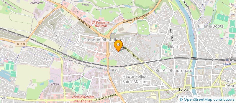 localisation de l'entreprise FINAME à LAVAL