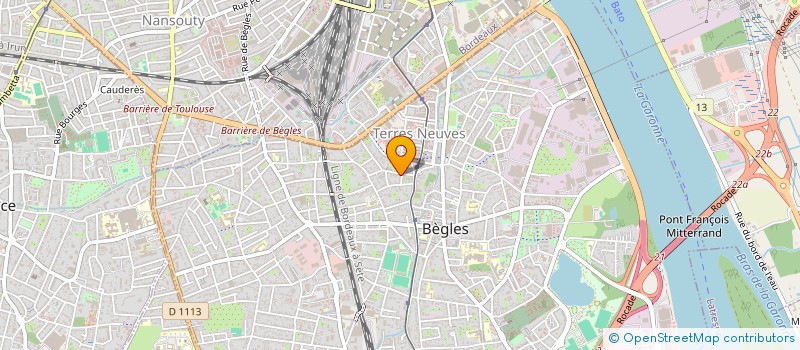 localisation de l'entreprise FINAMIND à BEGLES