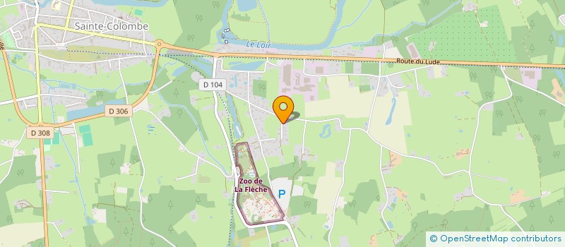 localisation de l'entreprise FINAMP à LA FLECHE