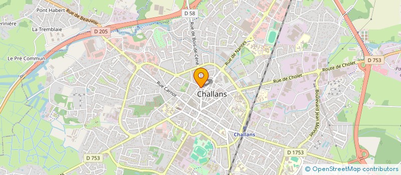 localisation de l'entreprise FINAN 3C à CHALLANS
