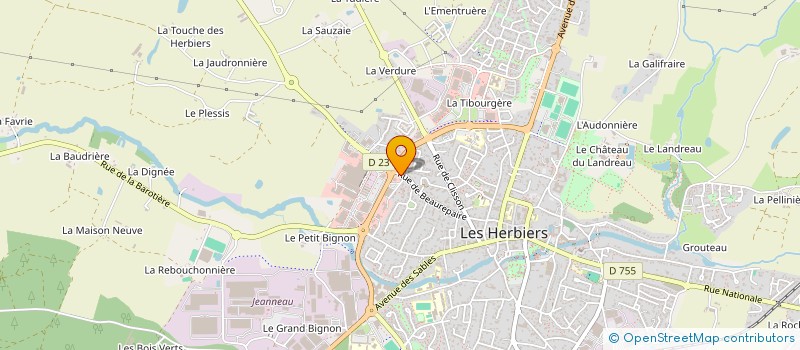 localisation de l'entreprise FINAN.C à LES HERBIERS