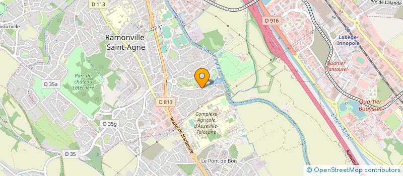 localisation de l'entreprise FINAN TECH INTERNATIONAL FTI à RAMONVILLE-SAINT-AGNE