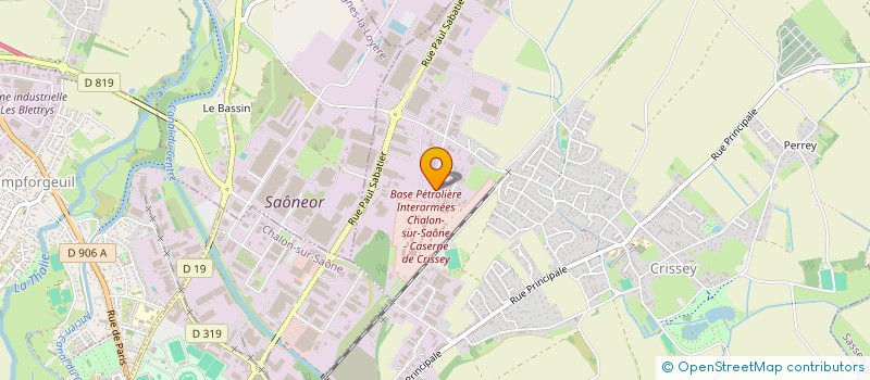 localisation de l'entreprise FINANBULE  CRISSEY