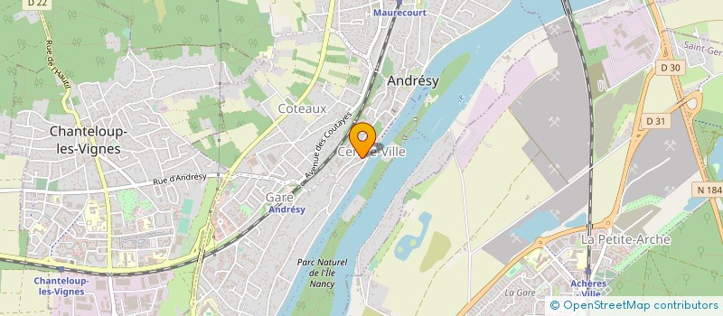 localisation de l'entreprise FINANC'ACTES à ANDRESY