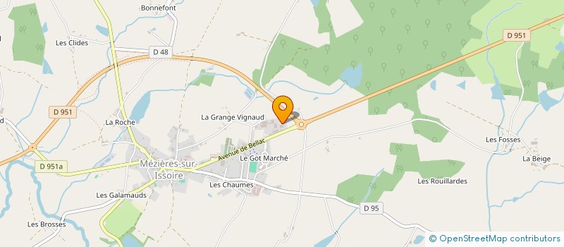 localisation de l'entreprise FINANC.DEVELOP.PARTICIPATION LIMOUSIN à VAL D'ISSOIRE