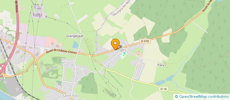 localisation de l'entreprise FINANC FORGE DYNANISME DEVELOP DECENTRAL  SAUVIGNY-LES-BOIS