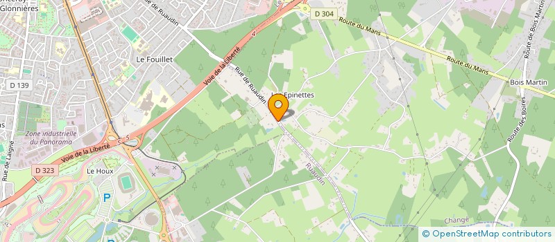 localisation de l'entreprise FINANC'MANS  LE MANS