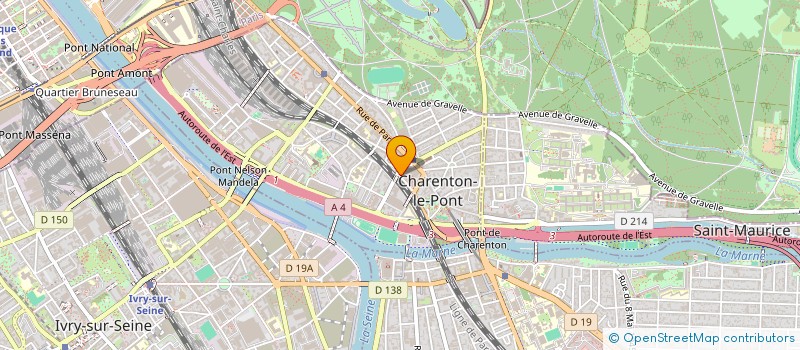 localisation de l'entreprise FINANC POUR REPRISE TRANSMISSION ENTREPR à CHARENTON-LE-PONT