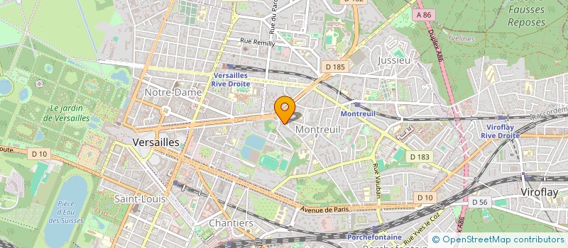 localisation de l'entreprise FINANCE ASSISTANCE à VERSAILLES