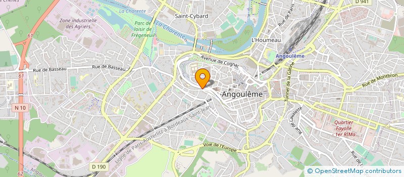 localisation de l'entreprise FINANCE ATLANTIC PARTNERS à ANGOULEME