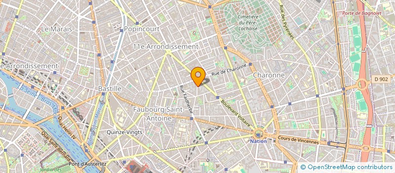 localisation de l'entreprise FINANCE CONCEPTION  PARIS