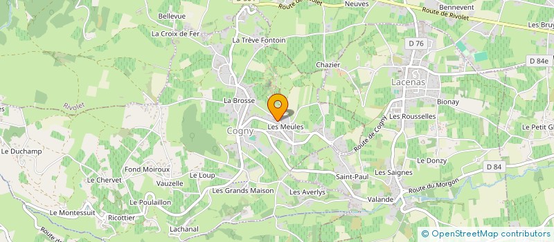 localisation de l'entreprise FINANCE CONSEIL ET FORMATION RHONE ALPES EN ABREGE   FCF RHONE ALPES  COGNY