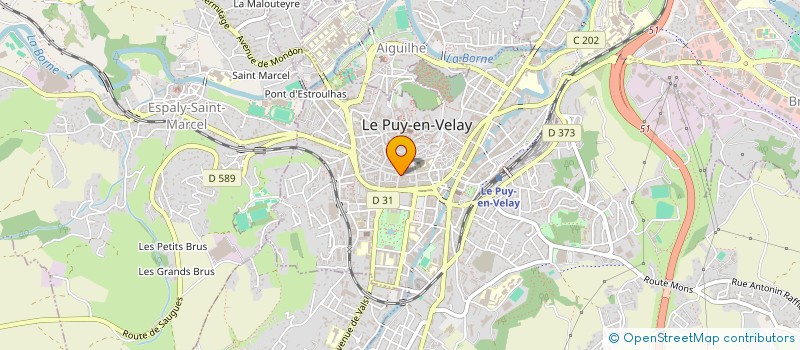 localisation de l'entreprise FINANCE CONSEIL PATRIMOINE  LE PUY-EN-VELAY
