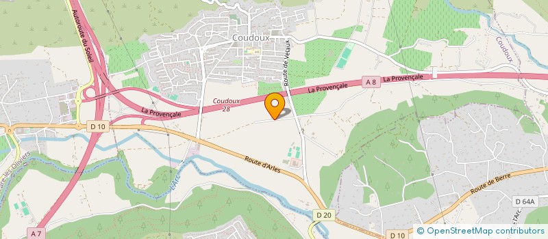 localisation de l'entreprise FINANCE CONSEIL PERSONNALISE  COUDOUX