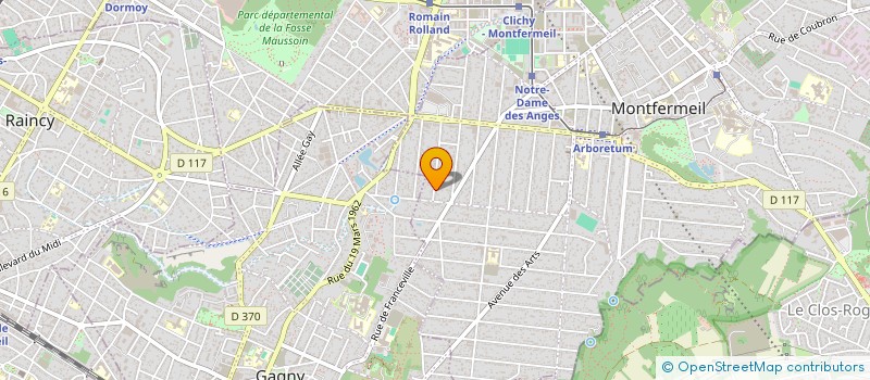 localisation de l'entreprise FINANCE & CONSULTING BY EM à MONTFERMEIL
