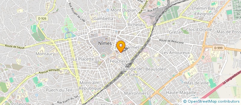 localisation de l'entreprise FINANCE DEVELOPPEMENT ECONOMIQ SOCIAL à NIMES