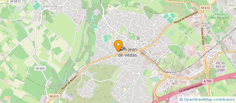 localisation de l'entreprise FINANCE ET PATRIMOINE à SAINT-JEAN-DE-VEDAS