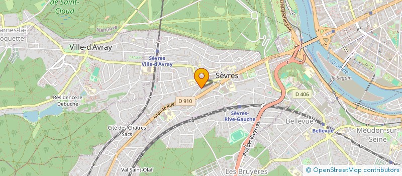 localisation de l'entreprise FINANCE EXPERTISE ENVIRONNEMENT DURABLE à SEVRES